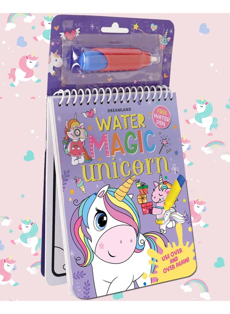 Water Magic Unicorn  With Water Pen   Use over and over again
